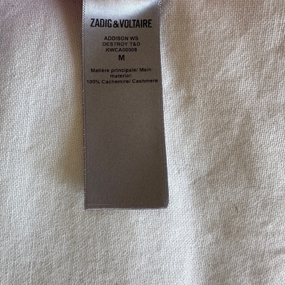 Zadig & Voltaire Pink and Blue Tie-Dye Cardigan - Picture 5 of 5
